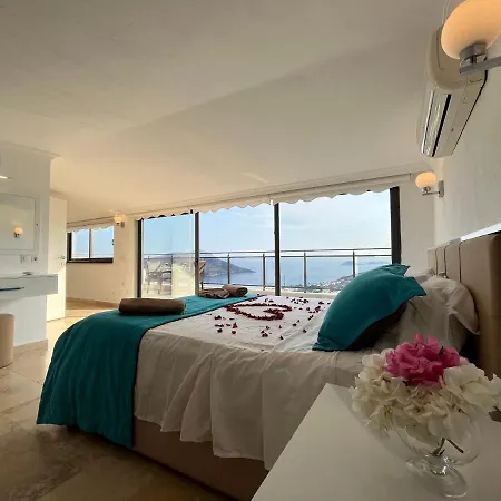 With Private Pool And Sea View For 6 People In Kas, Kalkan - Awz 124 * Kas